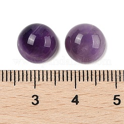 天然石アメジストカボション  半円/ドーム  10x5mm&nbsp;G-L614-C02-03