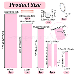 DIY 弓の材料作りセット  エヴァ 蝶結び クラフト  パールピンク  995x230x2mm&nbsp;DIY-WH0888-591