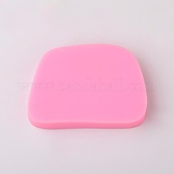 象の設計diy食品グレードシリコンモールド  フォンダン型  DIYケーキデコレーション用  チョコレート  キャンディ  UVレジン＆エポキシ樹脂ジュエリー作り  ランダム単色またはランダム混色  53x76x12mm  インナーサイズ：38x57mm&nbsp;AJEW-L054-30