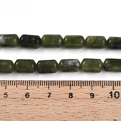 天然な中国のヒスイのビーズ連売り  バレル  9.5~10.5x6~7mm  穴：0.7mm  約38個/連  15.16~15.35インチ（38.5~39cm）&nbsp;G-N346-01B-11