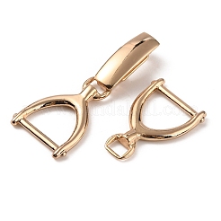 亜鉛合金フォールドオーバークラスプ  コスチューム用  ライトゴールド  70x24x8mm  穴：20mm&nbsp;FIND-WH0032-09KCG