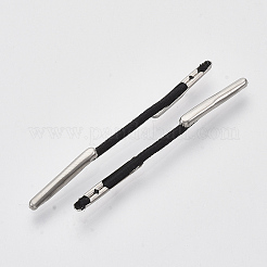 弾性有刺鉄線  ステンレス鋼パーツ  指輪固定用  ブラック  44~46x1mm&nbsp;FIND-Q086-E-01