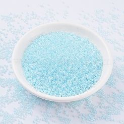 MIYUKIラウンドロカイユビーズ  日本製シードビーズ  （rr522)ライトアクアセイロン  11/0  2x1.3mm  穴：0.8mm  約1100PCS /ボトル  10 G /ボトル&nbsp;SEED-JP0008-RR0522