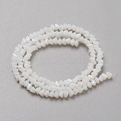 ガラスビーズ連売り  模造翡翠ガラス  多面カット  ポリゴン  ミックスカラー  2.5x2.5x2.5mm  穴：0.7mm  約132個/連  29cm&nbsp;GLAA-L031-01-C