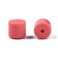 樹脂粘土ビーズ連売り  コラム  ダークオレンジ  5~7x6mm  穴：1.5~2mm  約61~69個/連  15.74インチ&nbsp;CLAY-T001-C55