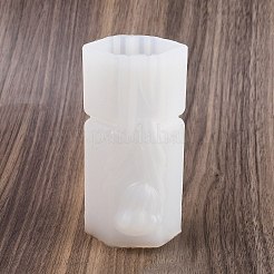 DIYキャンドルシリコンモールド  キャンドル作り用  チューリップの長方形  ホワイト  57x67x115mm  内径：44x50mm&nbsp;SIMO-P014-10
