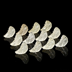 天然なレモンジェイドのビーズ  ウイング  10x18mm&nbsp;PW-WGF713D-01