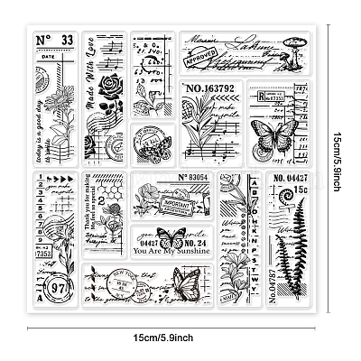 塩ビプラスチックスタンプ DIYスクラップブッキング用 装飾的なフォト