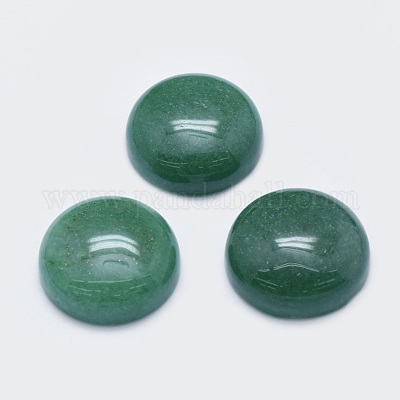 天然石グリーンアベンチュリンカボション  半円  19.5~20x6~7mm&nbsp;G-G760-B02-19-1