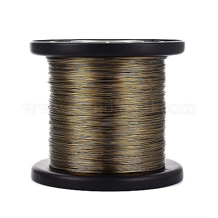 銅製ワイヤー  アンティークブロンズ  22ゲージ  0.6mm  約1279.52フィート（390m）/ 1000g&nbsp;CWIR-S003-0.6mm-15-1