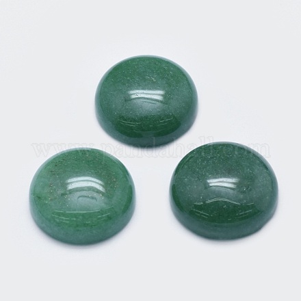 天然石グリーンアベンチュリンカボション  半円  19.5~20x6~7mm&nbsp;G-G760-B02-19-1