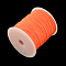 Nylon Braided Threads, Chinese Knotting Cords for Jewelry Making Macrame Craft, Orange Red, 1mm, about 153.1 yards(140m)/roll