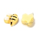 半透明樹脂昆虫カボション  ミツバチ  ゴールド  7x8.5x3mm&nbsp;RESI-E051-05-2