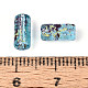 ピカソの透明ガラスのラッパビーズ  ライトスカイブルー  9x4.5mm  穴：1mm  約1500個/ポンド&nbsp;SEED-N010-02J-3