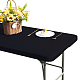 ポリエステルテーブルクロス  家の装飾用  長方形  ブラック  1200x750x0.5mm&nbsp;AJEW-GF0013-22A-04-1