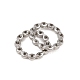 304ステンレススチールビーズ  リング  ステンレス鋼色  10x1.5mm  穴：7mm&nbsp;STAS-T069-91P-2
