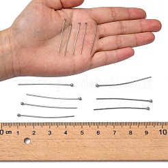 変色しにくい304ステンレススチール製ボールヘッドピン  ステンレス鋼色  35x0.7mm  21ゲージ  ヘッド：1.9mm  約500個/袋&nbsp;STAS-M010-35mm-01