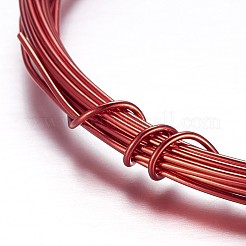丸アルミ線  曲げ可能なメタルクラフトワイヤー  DIYアートとクラフトプロジェクトのために  レッド  20ゲージ  0.8mm  5m /ロール（16.4フィート/ロール）&nbsp;AW-D009-0.8mm-5m-23