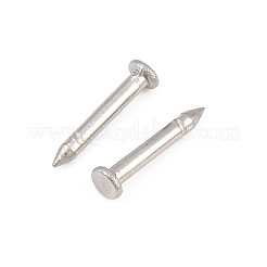 304ステンレス鋼フラットヘッドピン  ステンレス鋼色  8x1.1mm  ヘッド：2mm&nbsp;STAS-N133-01P