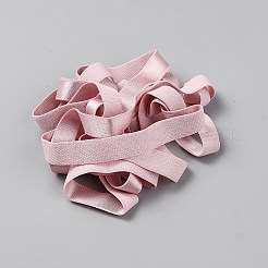 ポリエステルリボン  アクセサリー縫製用  ピンク  5/8インチ（15mm）  約2.19ヤード（2m）/ pc&nbsp;OCOR-WH0109-077D-02