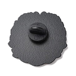 感謝祭のエナメルピン  バックパック用合金ラペルピンバック  フラットラウンド  カボチャ  30x31mm&nbsp;JEWB-L025-02EB-02