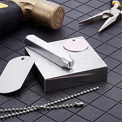 鉄シールスタンプ  スタンピングツール  レザークラフト用  12つの星座模様  乙女座  65.5x10mm&nbsp;AJEW-BC0001-05J