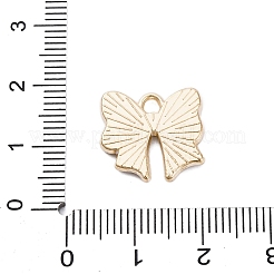 合金エナメルチャーム  ちょう結びのチャーム  ゴールドカラー  レッド  15x16x2mm  穴：2mm&nbsp;ENAM-S027-03B-G