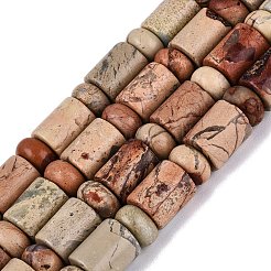天然寿山石ビーズ連売り  バレル＆ロンデル  8x10mm  穴：0.9~1.2mm  約50~52個/連  14.57~15.35インチ（37~39cm）  ロンデル：8x4.5~5mm&nbsp;G-Q616-09L