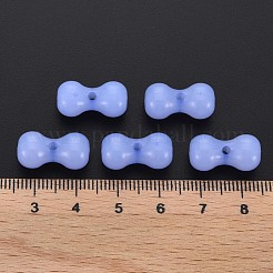 模造ゼリーアクリルビーズ  骨の形  ミディアムスレートブルー  9x17.5x8.5mm  穴：1.8mm  約600個/500g&nbsp;MACR-S373-96-E01