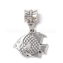 合金ペンダント  魚  アンティークシルバー  23~27.5mm  穴：4.5mm&nbsp;PALLOY-JF02365
