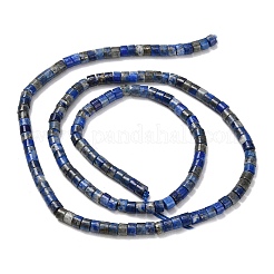 天然石ラピスラズリビーズ連売り  ディスク  ヒシビーズ  3x2.5mm  穴：0.6mm  約148個/連  15.31''（38.9センチメートル）&nbsp;G-P608-A06-01