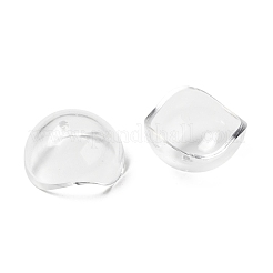 透明アクリルビーズコーン  半円  透明  29x20mm  穴：1.6mm&nbsp;OACR-A023-01B