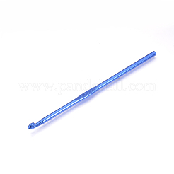 カラフルアルミかぎ針編みのフックと鉄かぎ針編みフック針  ミックスカラー  125~150x2~6.5mm  鉄ピン：0.6~1.9mm  アルミニウムピン：2.0~6.5mm  22個/セット&nbsp;TOOL-R041-02A