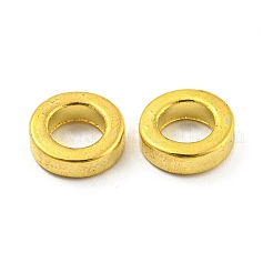 合金のスペーサービーズ  フラットリング  ゴールドカラー  11x3mm  内径：7mm&nbsp;FIND-A039-01G
