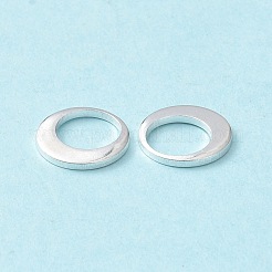 304ステンレススチールチャーム  リング  銀  10x1mm&nbsp;STAS-L234-075S