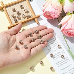 プレシオサ® マキシマ クリスタル ストーン セッティング  チェコクリスタル  719 36 001 ボール ロンデル シャトン マキシマ付き  クリスタル00030個  ローズゴールド  8mm&nbsp;X-PRC-MB8-00030-RG