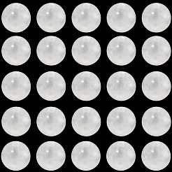天然白翡翠の丸玉120個  8~9mm  穴：1mm&nbsp;G-PA0001-07B