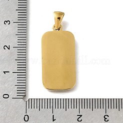 304ステンレススチールエナメルペンダント  タロットテーマチャーム  18KGP本金メッキ  オオカミ  26x12.5x1.5mm  穴：5mm&nbsp;LS-STAS-B087-06G-02