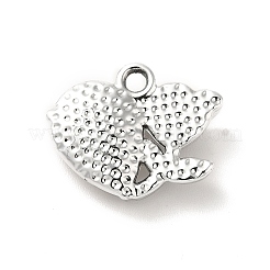 ラックメッキ合金チャーム  ガラスと  ニッケルフリー  フラワーオブライフチャーム  プラチナ  透明  13.5x17x5mm  穴：1.8mm&nbsp;PALLOY-O106-08P-01