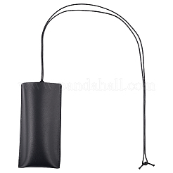 PUレザーメガネ収納バッグ  サングラスケース  長方形  ブラック  800mm&nbsp;ABAG-WH20015-02C