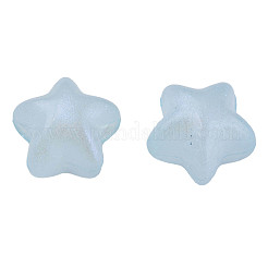 レインボー虹色メッキアクリルビーズ  キラキラビーズ  スター  ミックスカラー  11x11.5x9.5mm  穴：2mm  約880個/500g&nbsp;CACR-N006-13-B01