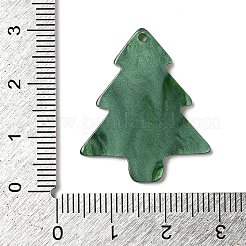 クリスマステーマのアクリルビッグペンダント  濃い緑  クリスマスツリー  29x24x2mm  穴：1.5mm&nbsp;OACR-S143-02B
