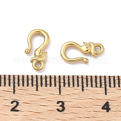 304ステンレスフック  イオンプレーティング（ip）  18KGP本金メッキ  10x5x2mm  穴：1mm&nbsp;STAS-Z178-31G