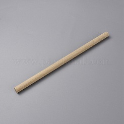 ブナの木のクラフトスティック  無垢材ロッド  タペストリー編みに  マクラメ  パパイヤホイップ  20x1cm&nbsp;WOOD-WH0022-27C