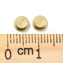 真鍮製ジュエリーベアリング  303ステンレス鋼  回転アクセサリー  粘土工芸の金型ツール  コラム  生（メッキなし）  0.5x0.25cm&nbsp;KK-K374-02B-G