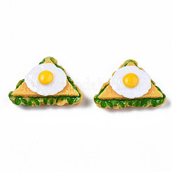 不透明なエポキシ樹脂カボション  模造食品  サンドイッチ  ゴールデンロッド  17~18x25x11mm&nbsp;CRES-S358-58