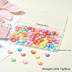不透明アクリルビーズ 5袋  蝶  ミックスカラー  13x17x9.5mm  穴：2.7mm  20個/袋&nbsp;OACR-CJ0001-73