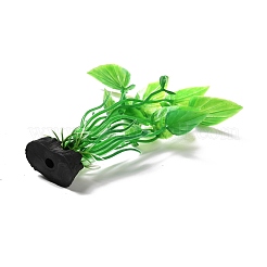 プラスチック人工水草の装飾  水槽用  水族館  ライム  30x20x110mm&nbsp;DJEW-G025-12A
