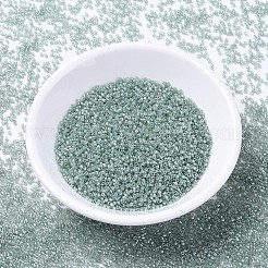 MIYUKIデリカビーズ  シリンダー  日本製シードビーズ  11/0  （db1484)透明光モスグリーン光沢  1.3x1.6mm  穴：0.8mm  約20000個/袋  100 G /袋&nbsp;SEED-J020-DB1484