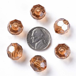 透明なアクリルビーズ  多面カット  サッカー  バリーウッド  14x13.5mm  穴：2mm  約330個/500g&nbsp;MACR-S373-101-P11